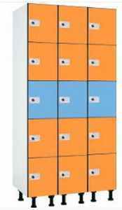 casillero consigna madera 15 puertas